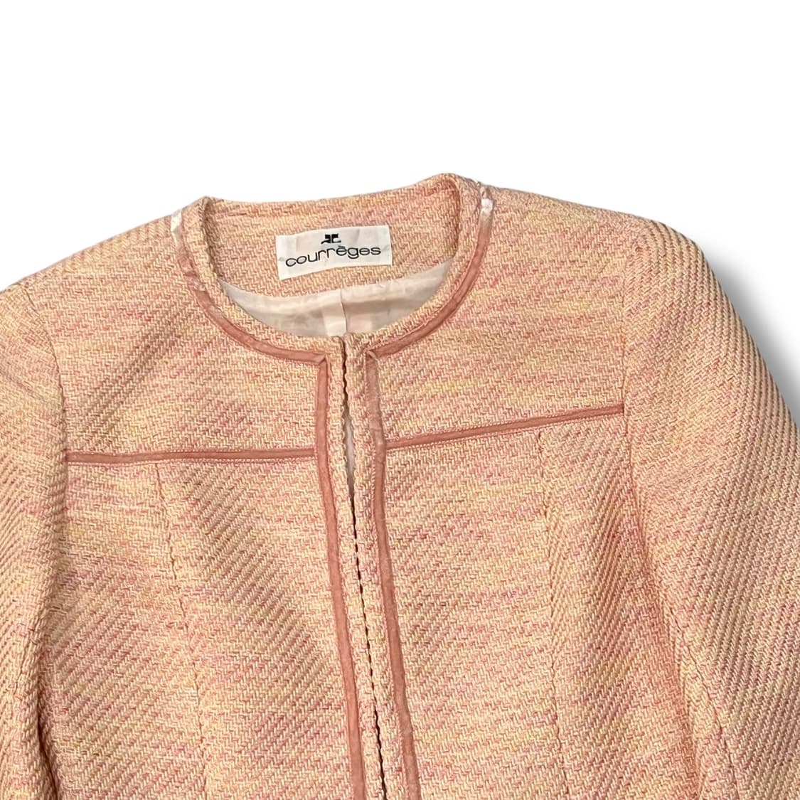 꾸레쥬 리본 트위드 자켓 y14156 상품이미지4