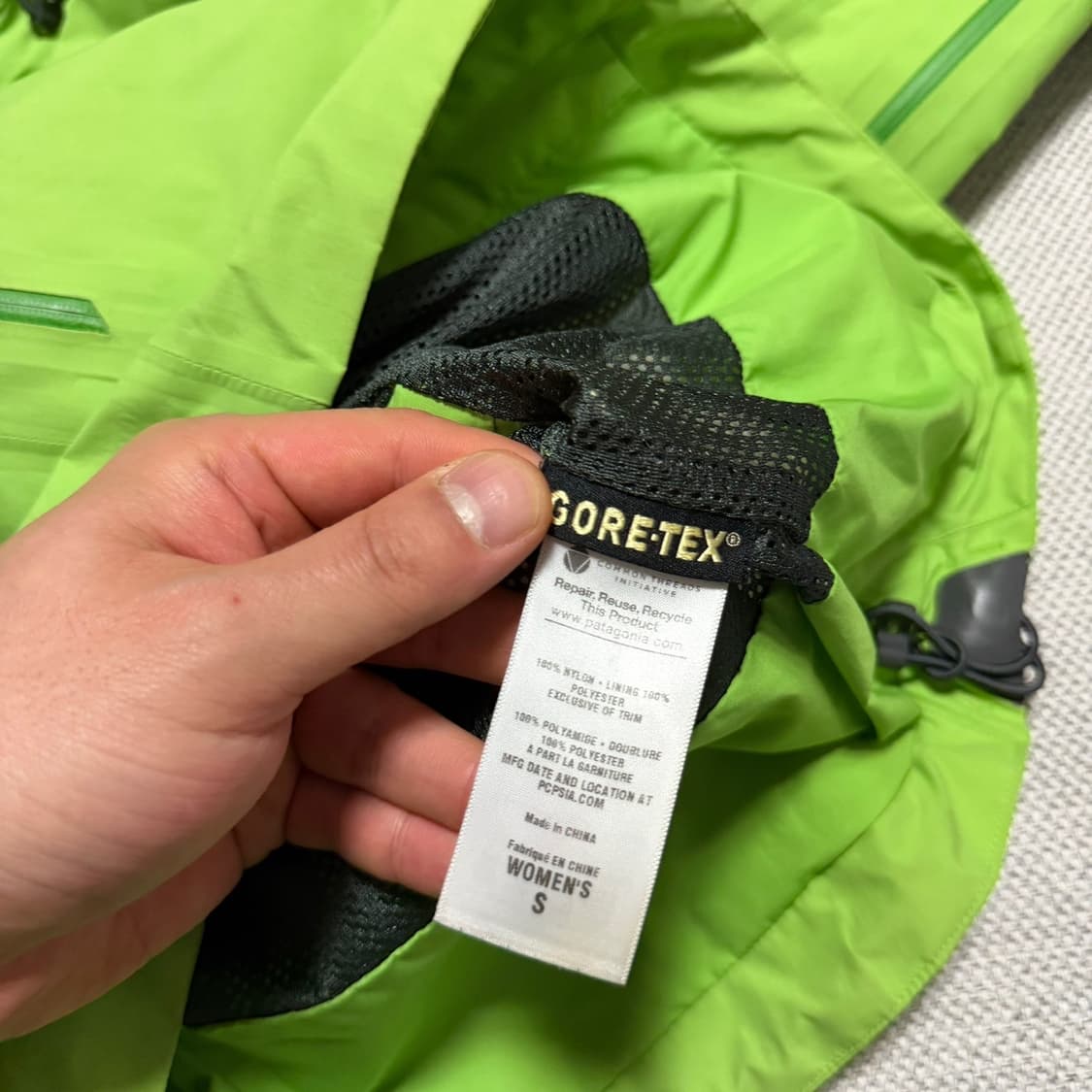 파타고니아 고어텍스 바람막이 자켓 상품이미지6