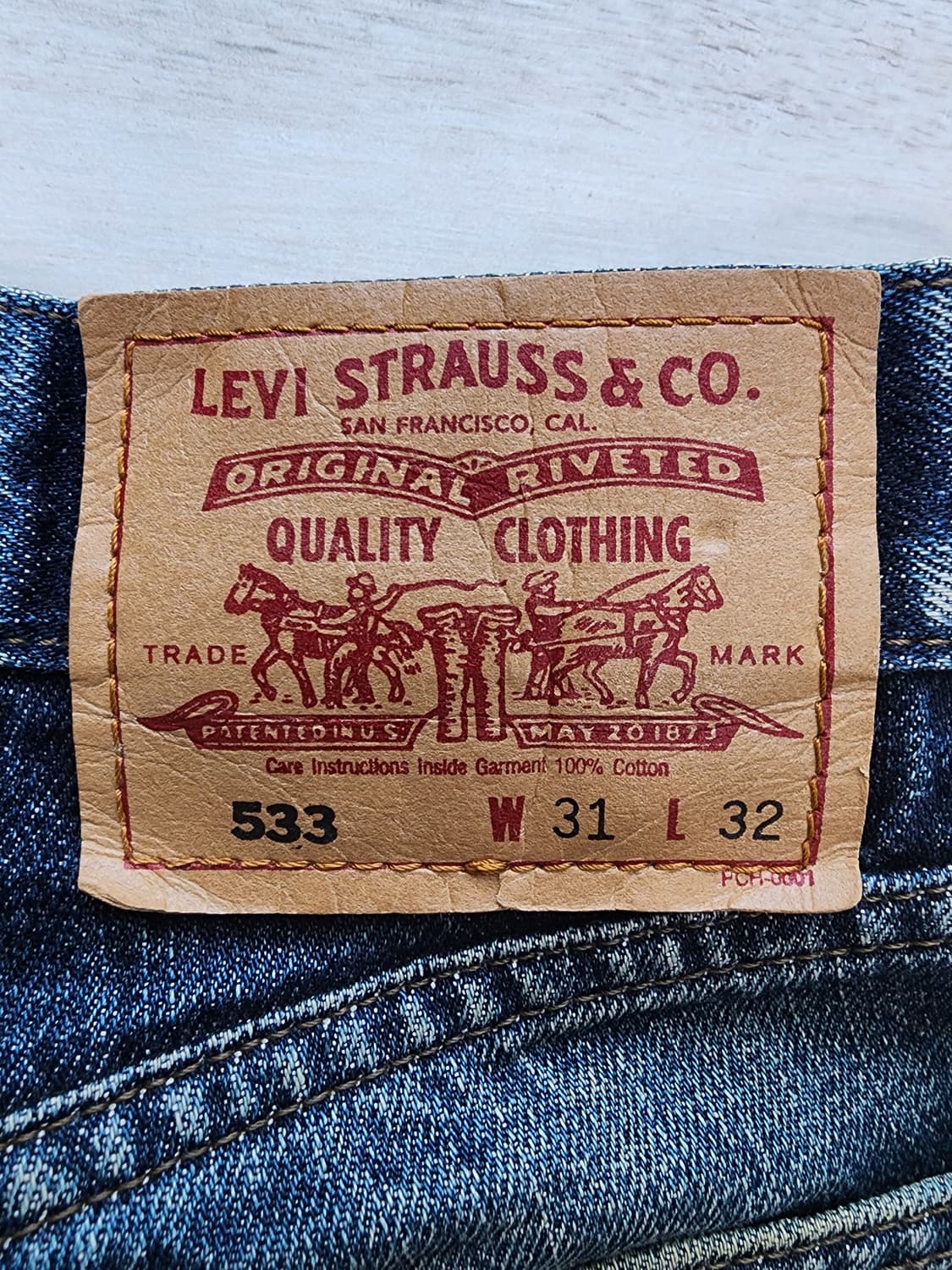 00's Levi’s 533 빈티지 데님 상품이미지3