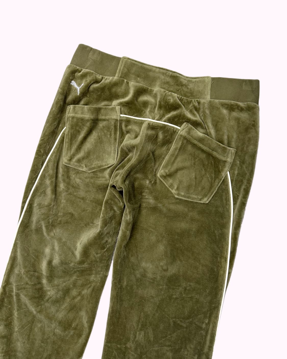 khaki velvet low-rise training pants 상품이미지6