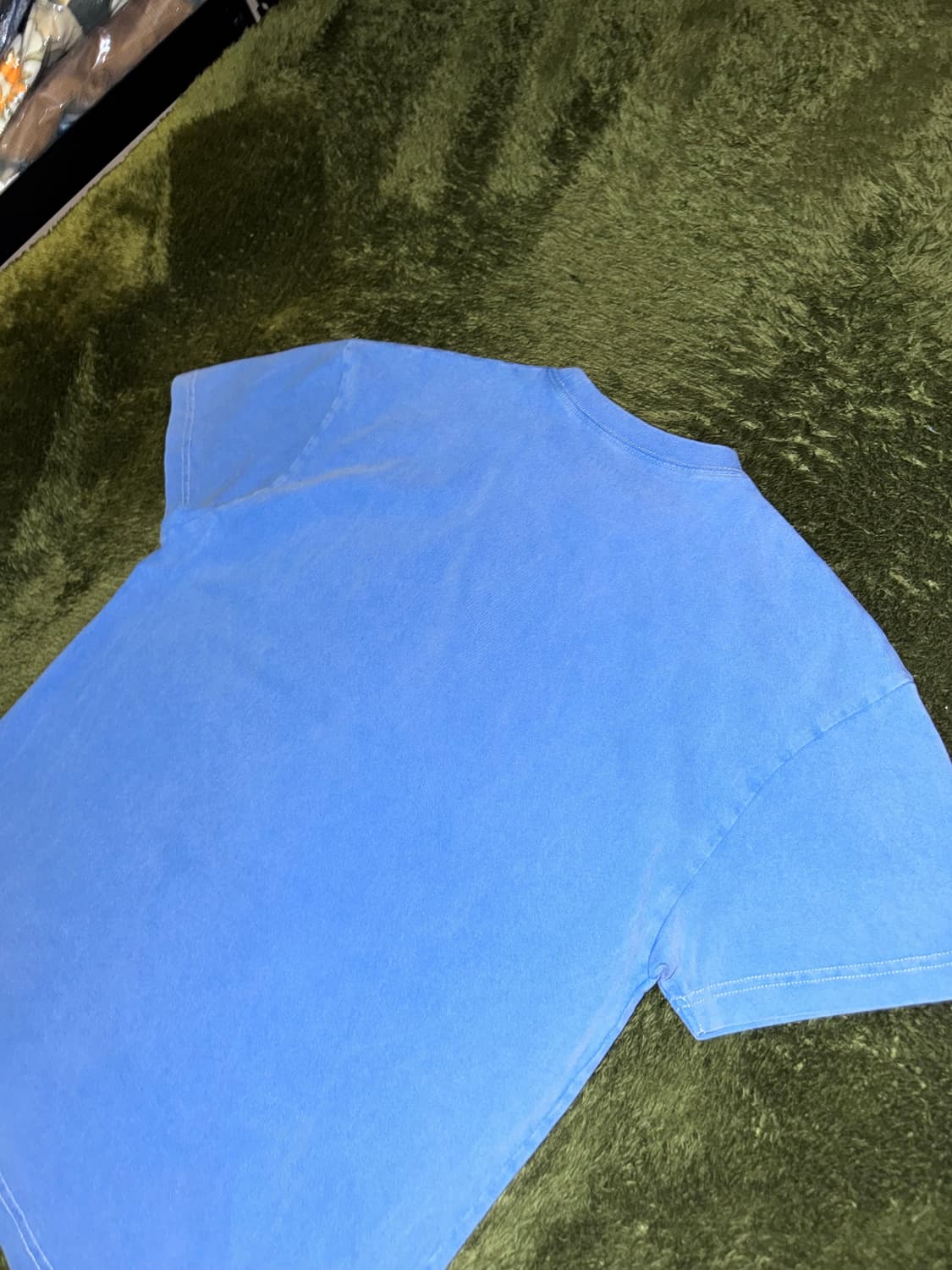 [M] Sunflower 선플라워 워시드 티셔츠 스카이 블루 상품이미지7