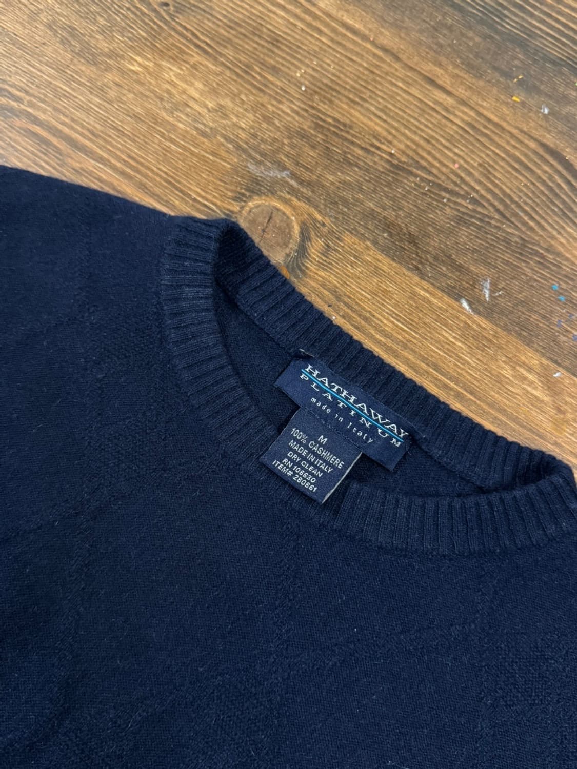 HATHAWAY 헤더웨이 캐시미어 니트 100 상품이미지6
