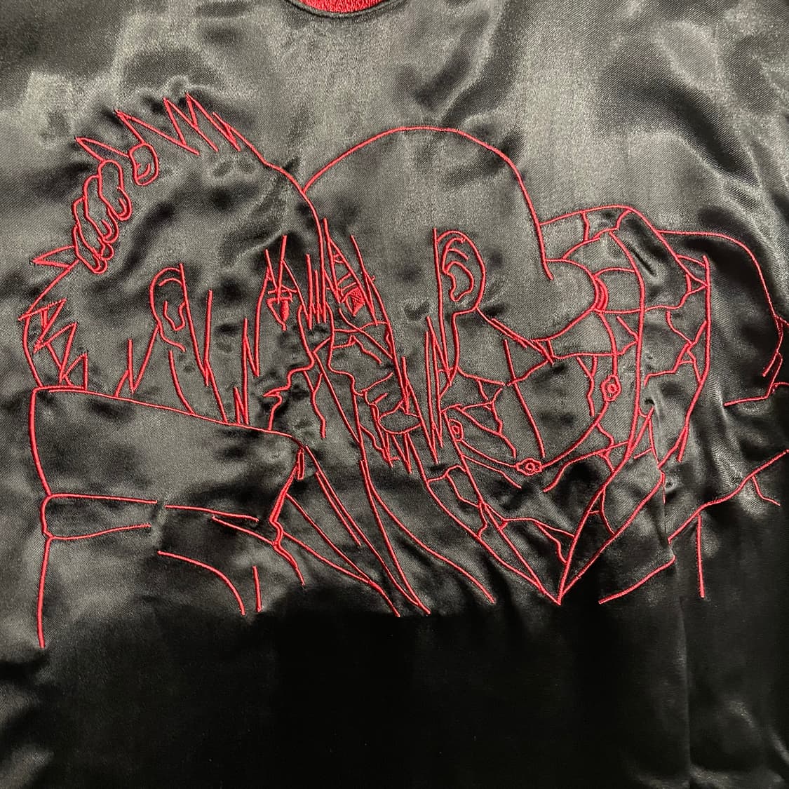  카라쿠리타마시 x 이타치 리버시블 자수 스카잔 자켓 상품이미지9