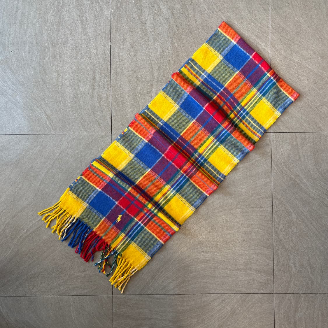 폴로 정품 이태리 생산 램스 울 머플러  상품이미지1