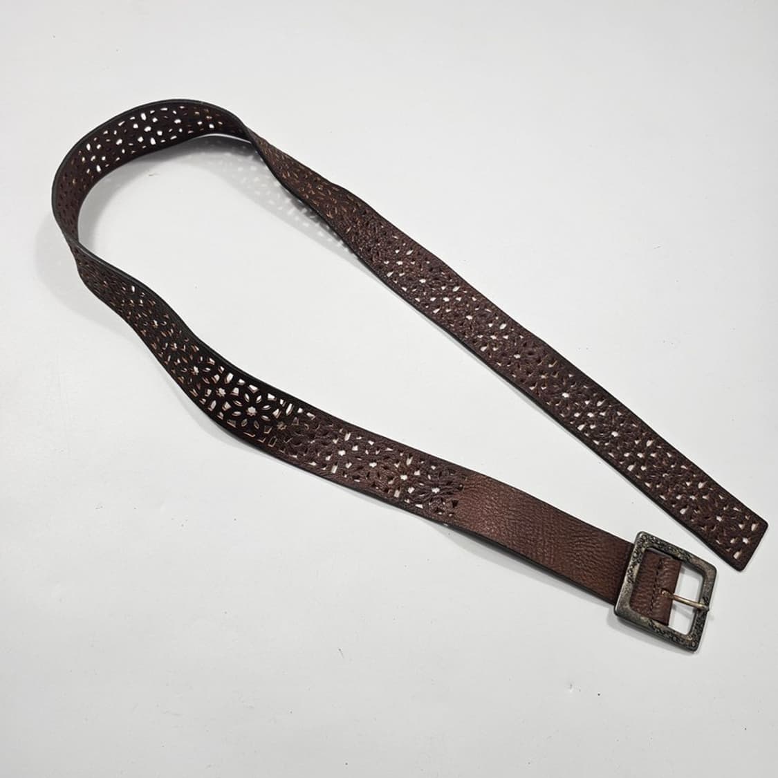 빈티지 타공 가죽 벨트 상품이미지2