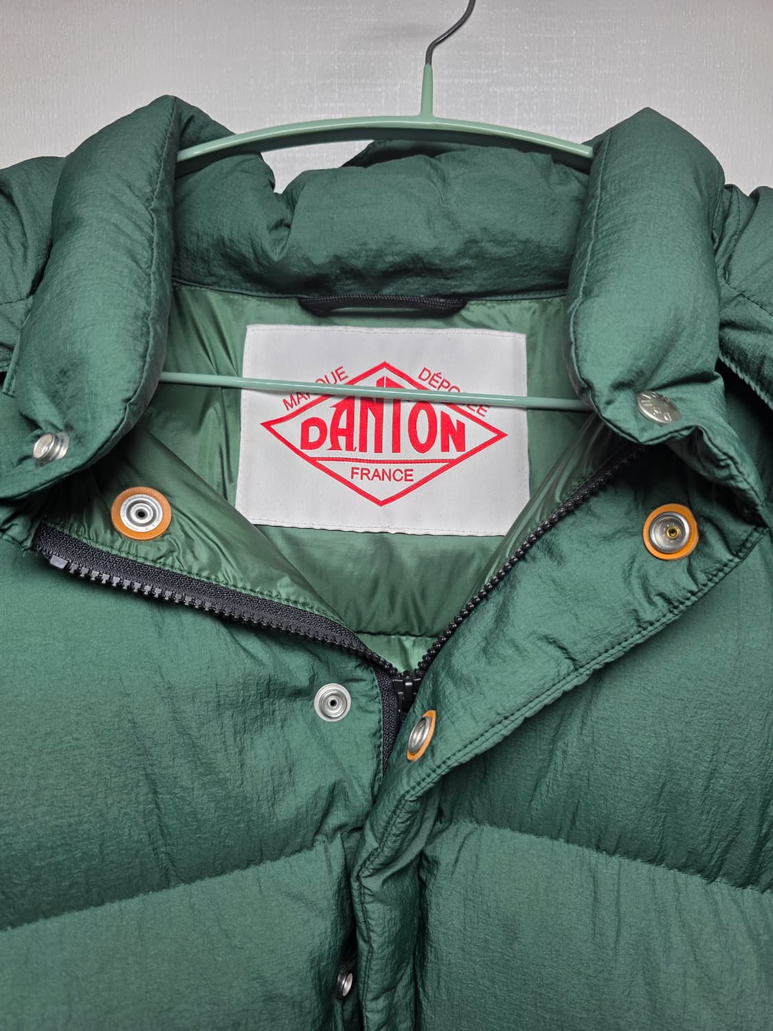 DANTON 그린 패딩 M 상품이미지3