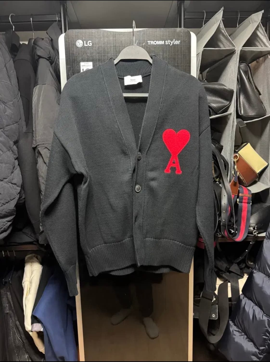 아미 빅하트 가디건 21FW 상품이미지1