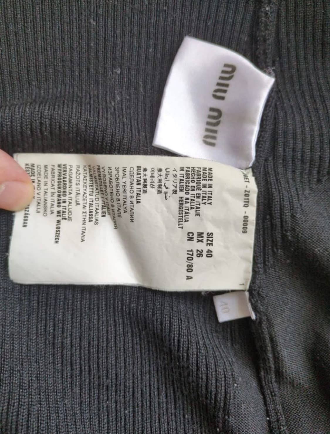 miu miu 플라워 니트 가디건 상품이미지5