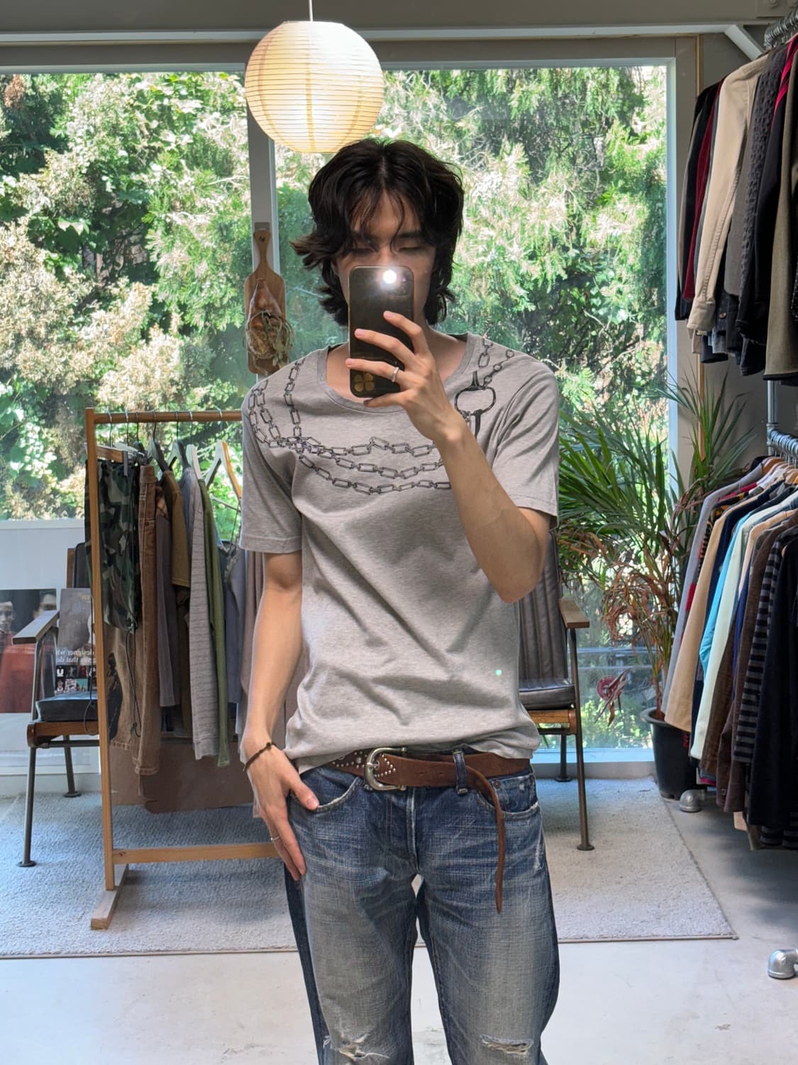 요시오 쿠보 사슬 티셔츠 상품이미지2