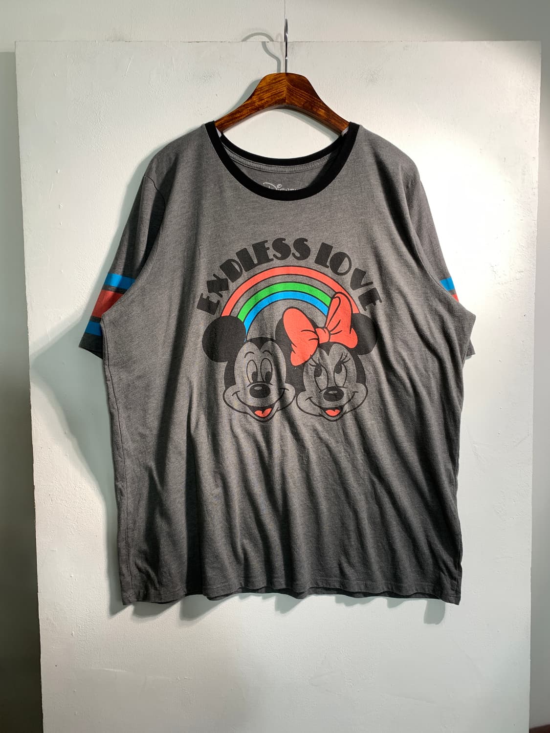 만원샵) disney 디즈니 미키마우스 빈티지 티셔츠 2XL C208 상품이미지1