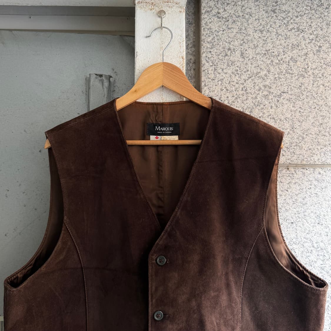 마르퀴스 CAN 스웨이드 조끼 베스트 상품이미지3