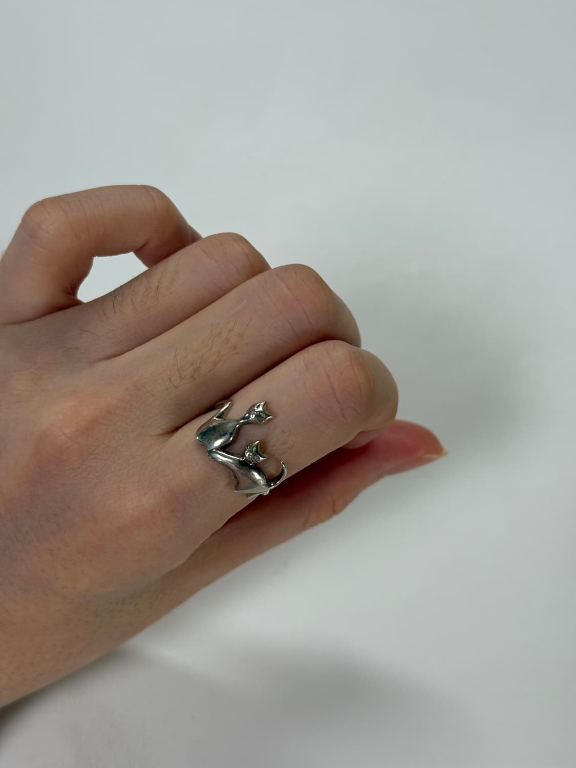 Silver 925 cat ring 상품이미지4