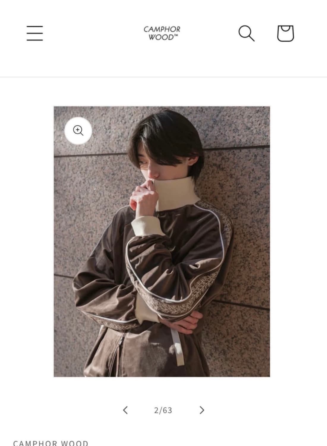 캠퍼우드 플라워 트랙자켓 S 상품이미지1