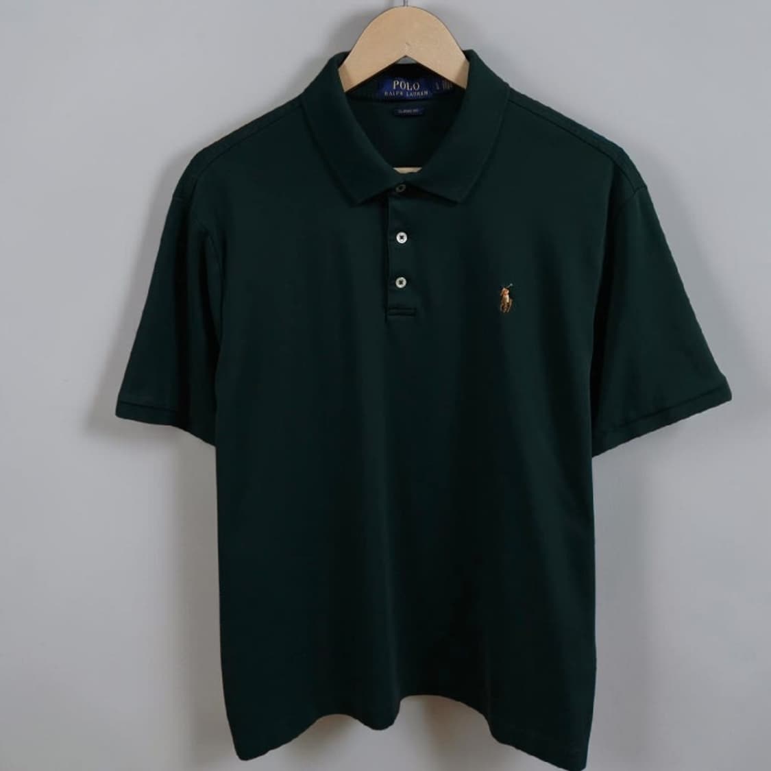 105 POLO 폴로 랄프로렌 반팔 카라티 그린 상품이미지1