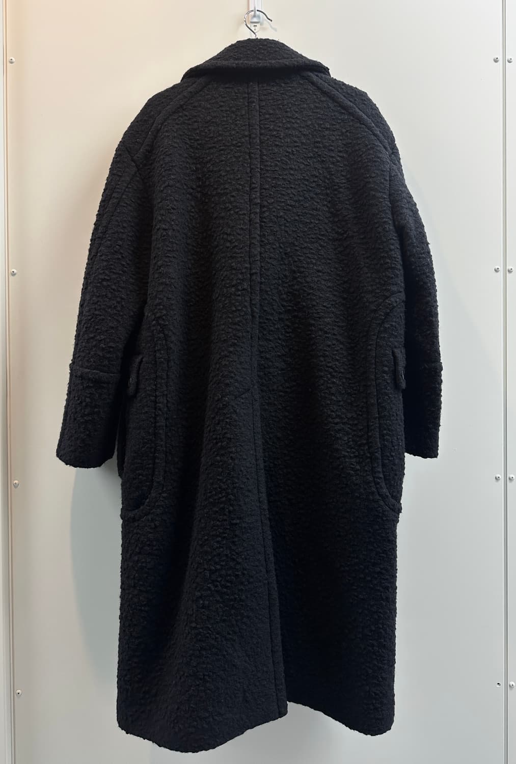 송지오 시그니처 헤비부클레 롱 코트 (48) 상품이미지4