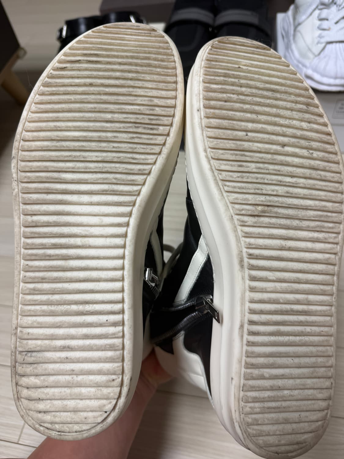 릭오웬스 지오바스켓 45사이즈 상태 최상급 상품이미지9