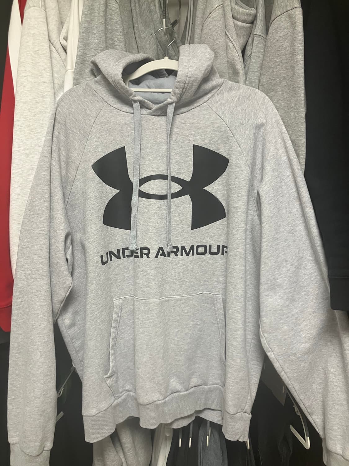언더아머 회색 후드티  상품이미지1