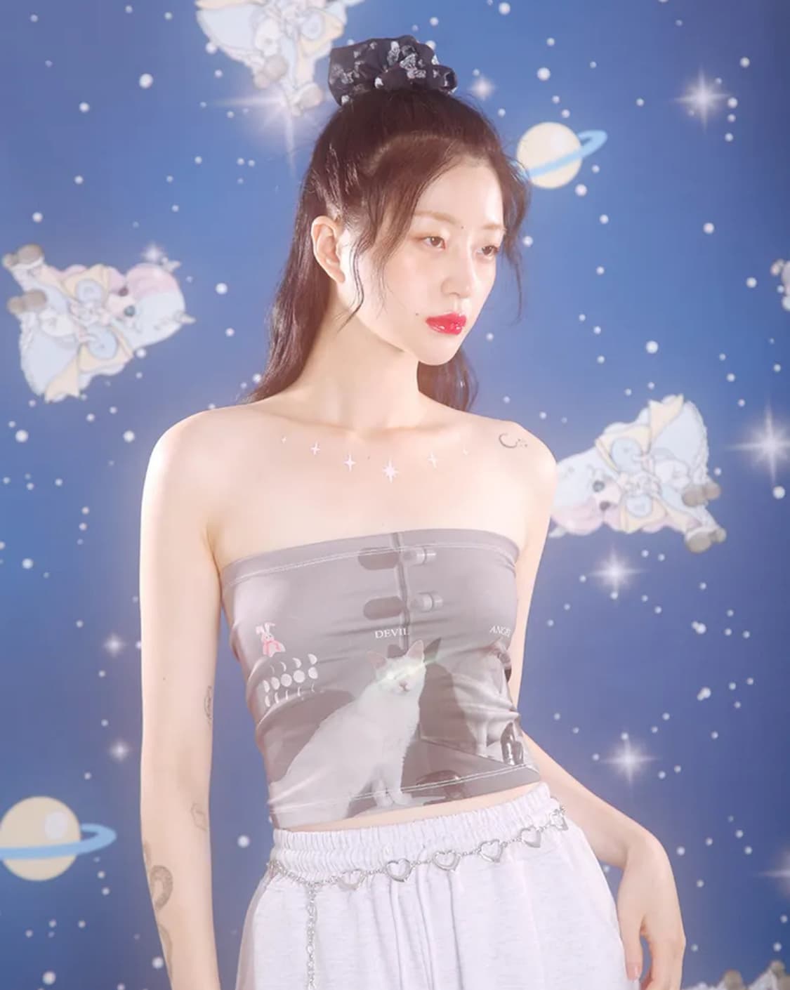 클럿 스튜디오 0 3 데빌 캣 튜브탑 상품이미지3
