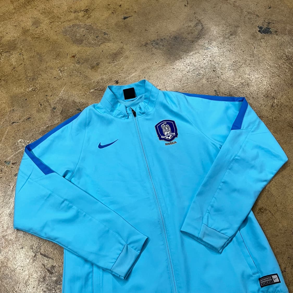 [정품/XL] 나이키 대한민국 축구 국가대표팀 트랙탑 져지 하늘색 b8 상품이미지1