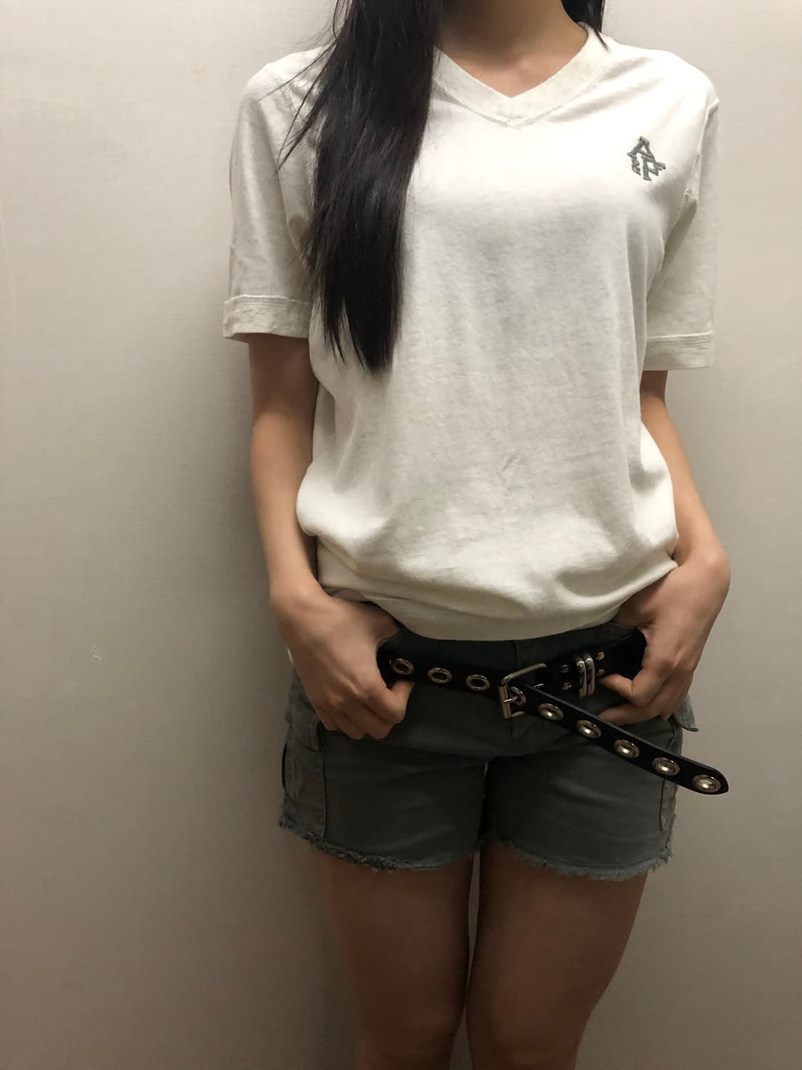 빈티지 아베크롬비 라이트그레이 티셔츠 상품이미지5