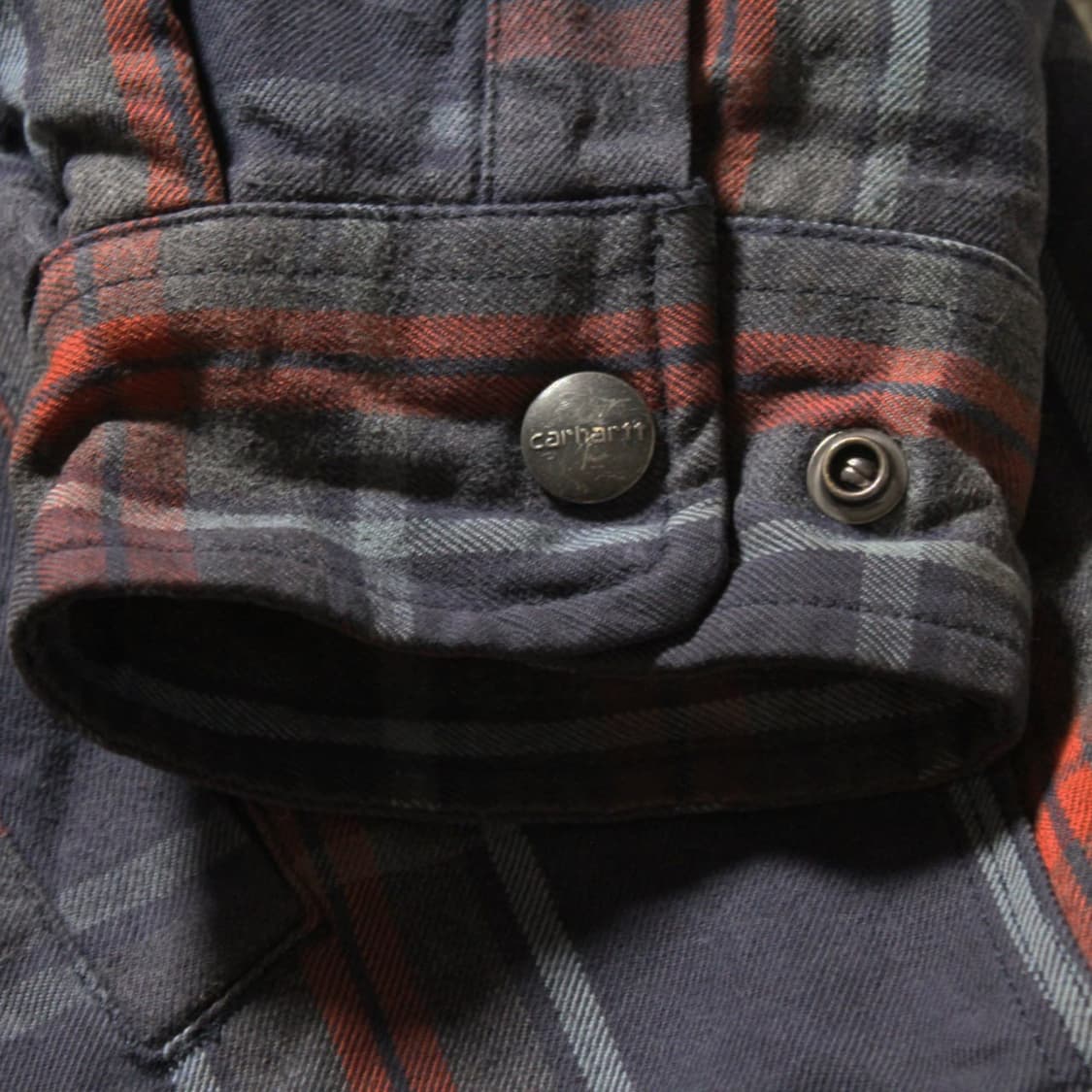 Carhartt 칼하트 셰르파 안감 플란넬 자켓  상품이미지4