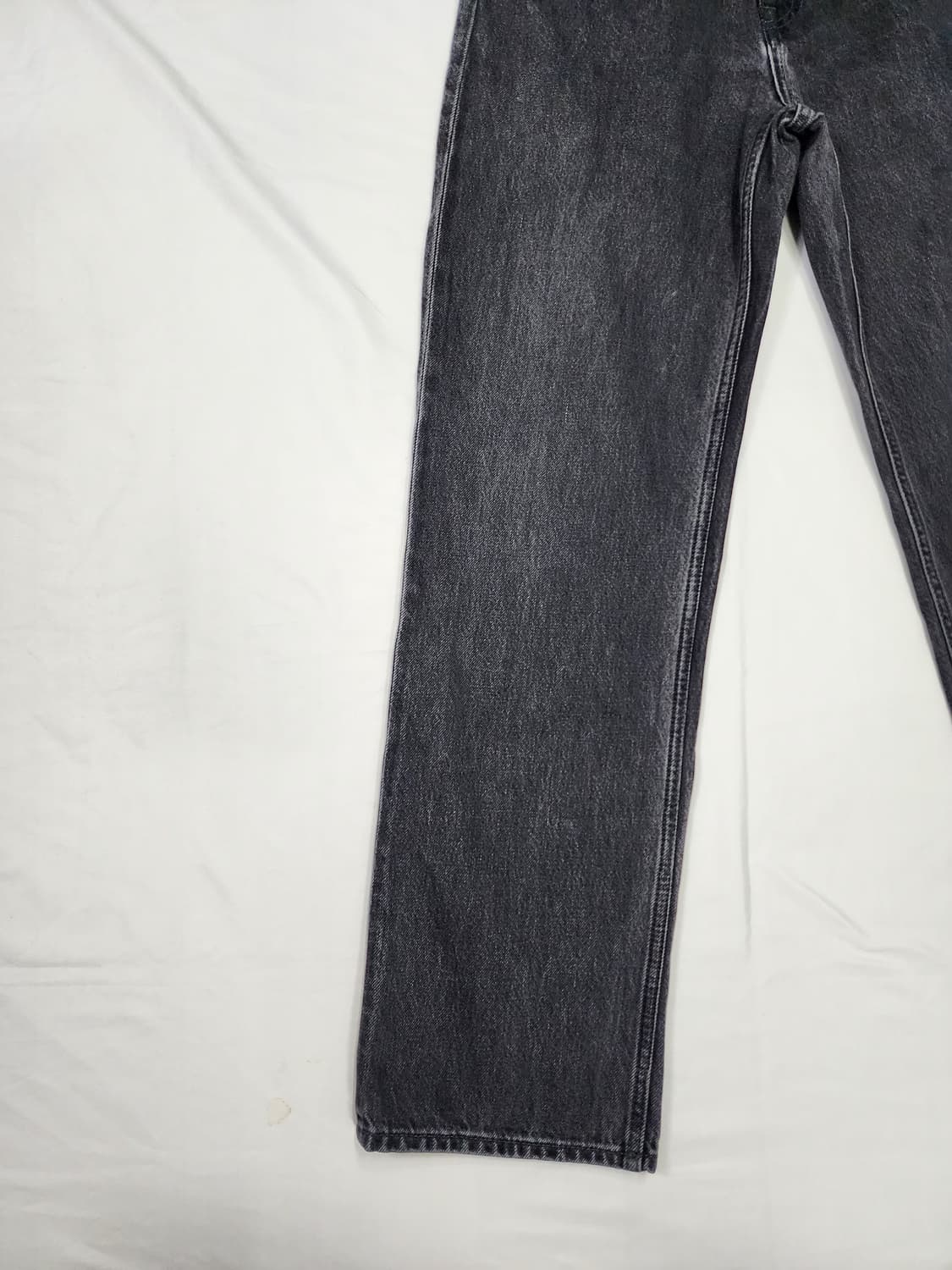 코스 하이라이즈 흑청 데님 팬츠 상품이미지5