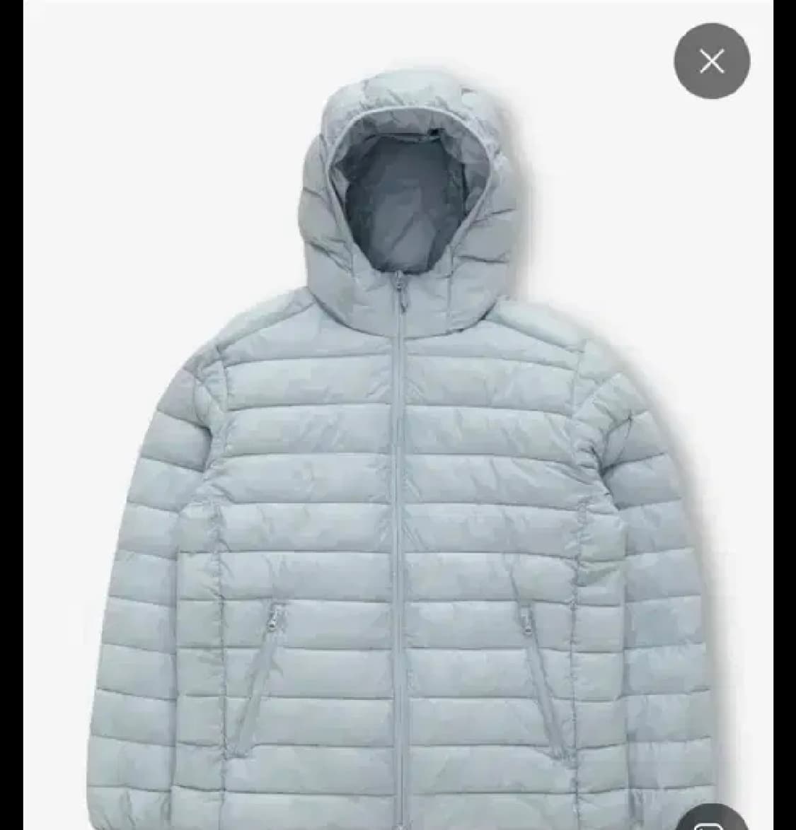 스파오 페일블루 경량패딩 M사이즈 상품이미지1