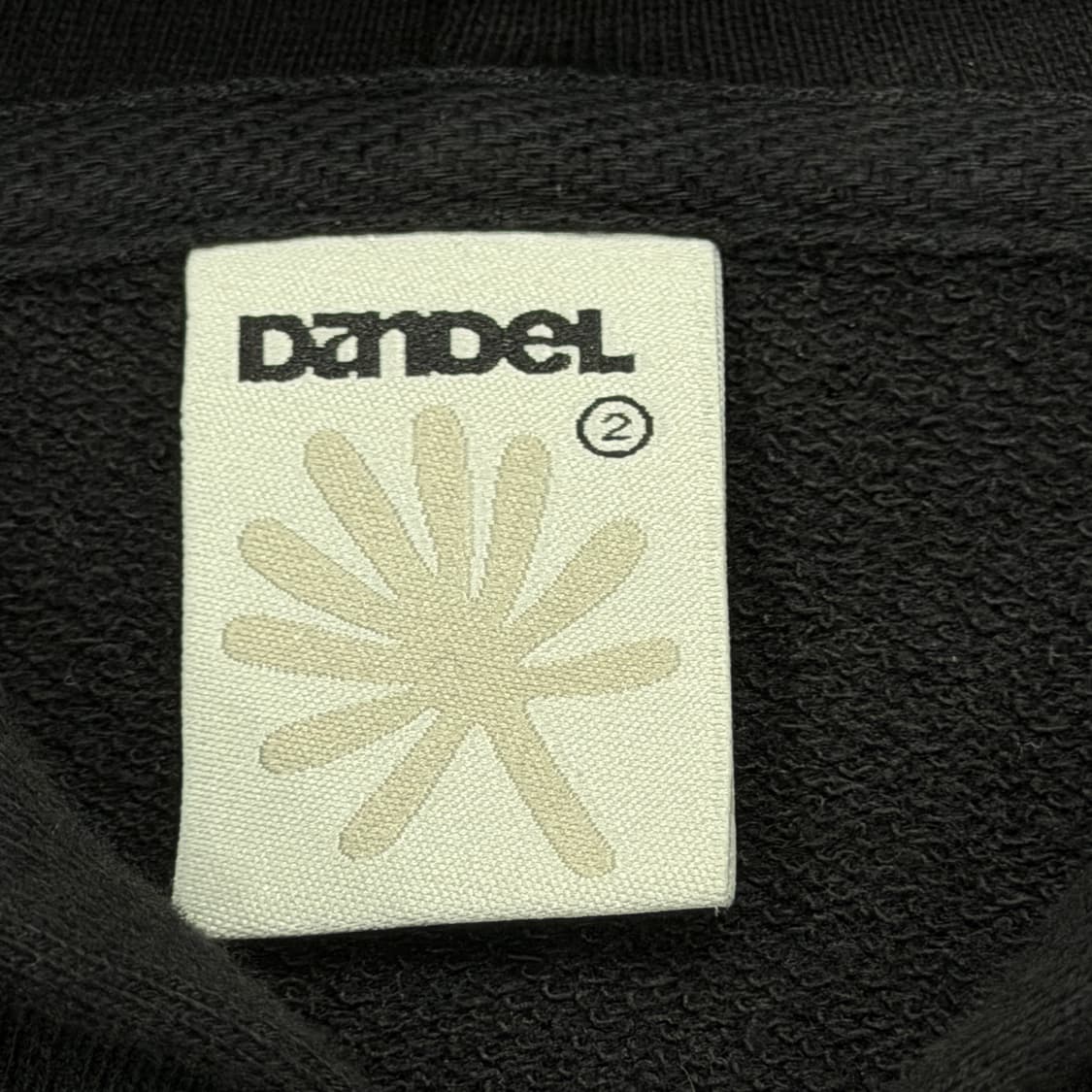 단델 DD 심볼 아플리케 블랙 후드집업 자켓 2 상품이미지6