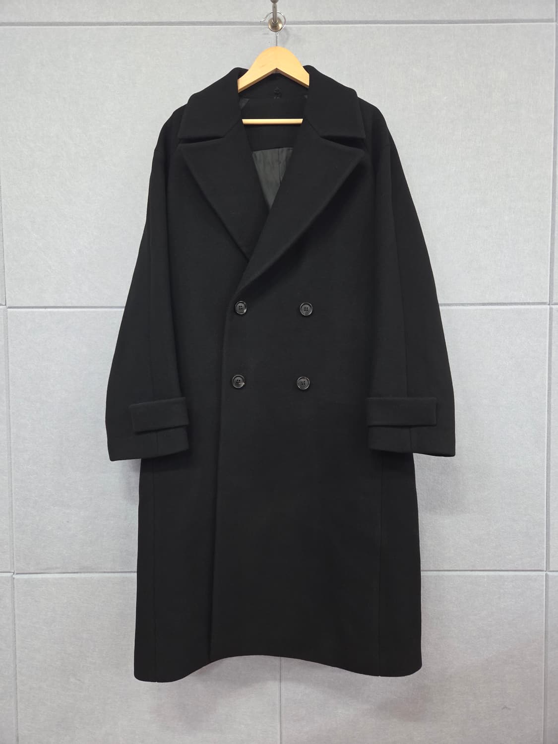 JUUN.J 준지 22FW 캐시미어 혼방 오버핏 더블 롱 코트 상품이미지1