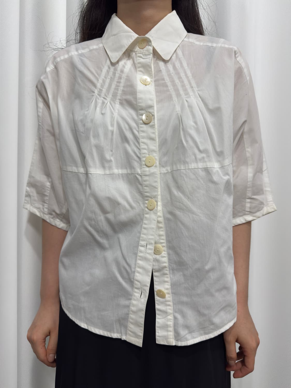 respighi pintuck shirt 상품이미지1