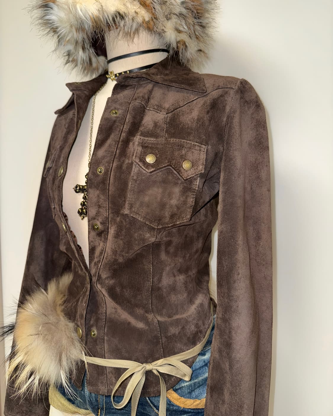 Cecil McBee 웨스턴 브라운 셔츠 상품이미지4