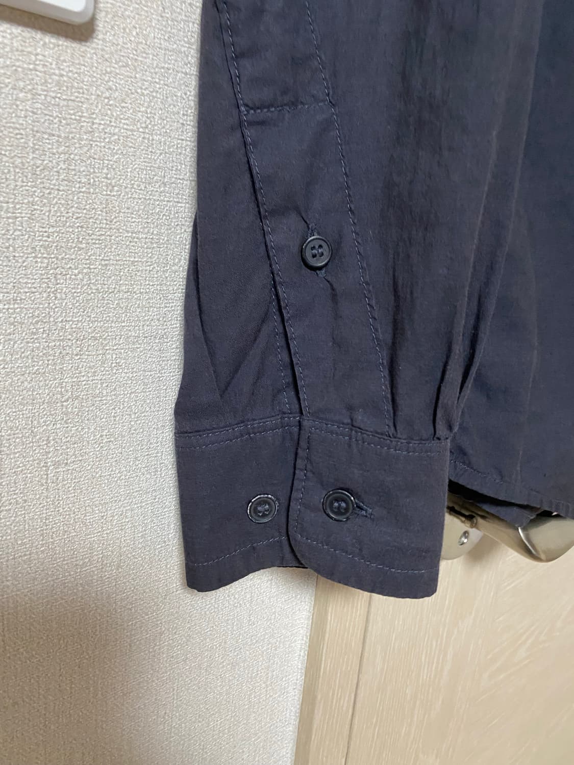 [3] 폴리테루 텐코 루즈드 셔츠 2.0 워시드 다크 네이비 상품이미지6