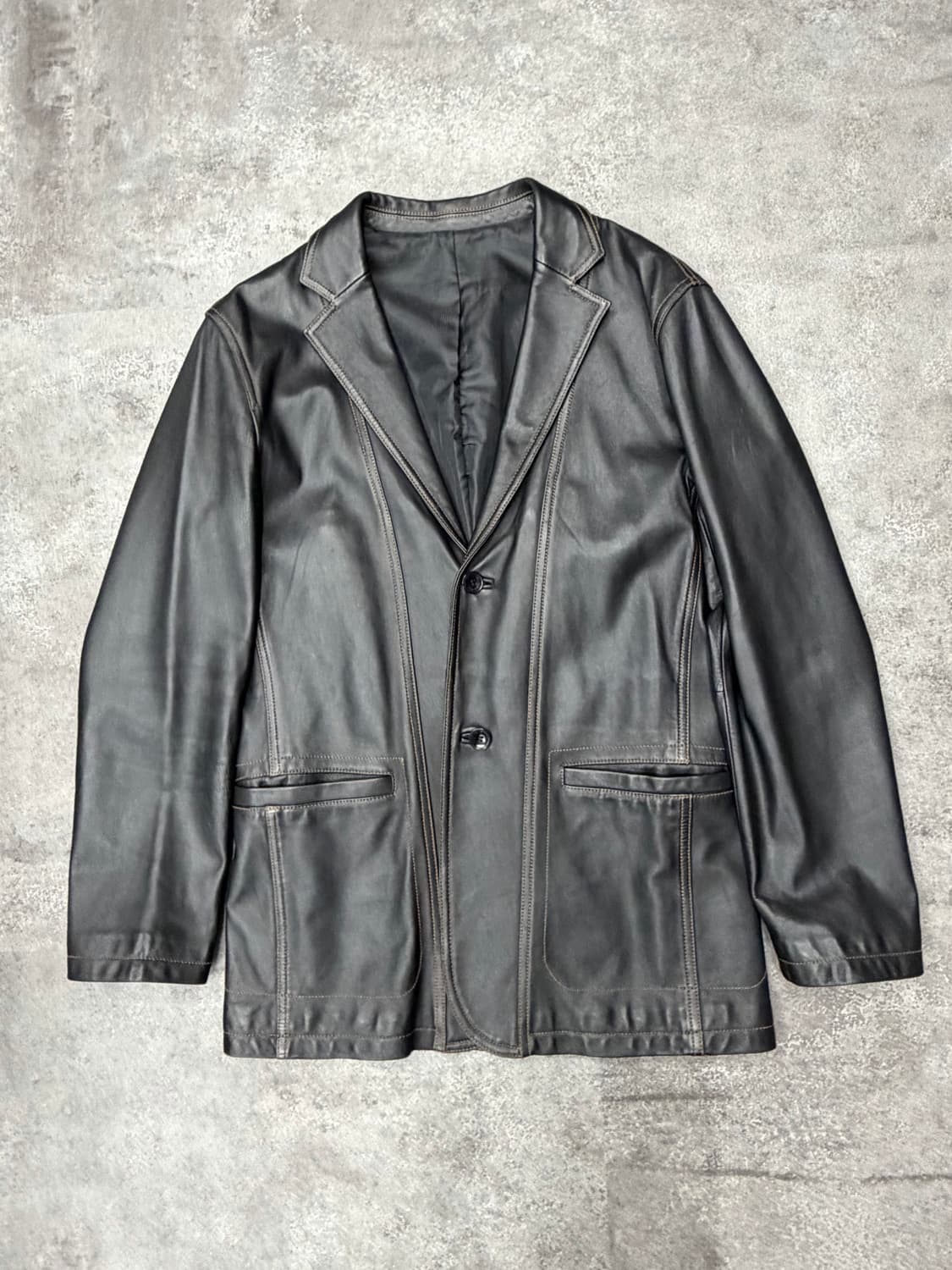 00s 마인드 브릿지 가죽 자켓 상품이미지1