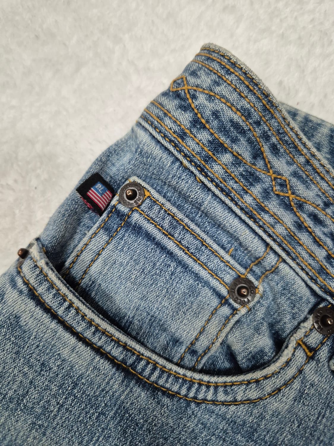 폴로 연청 세미부츠컷 데님 상품이미지3