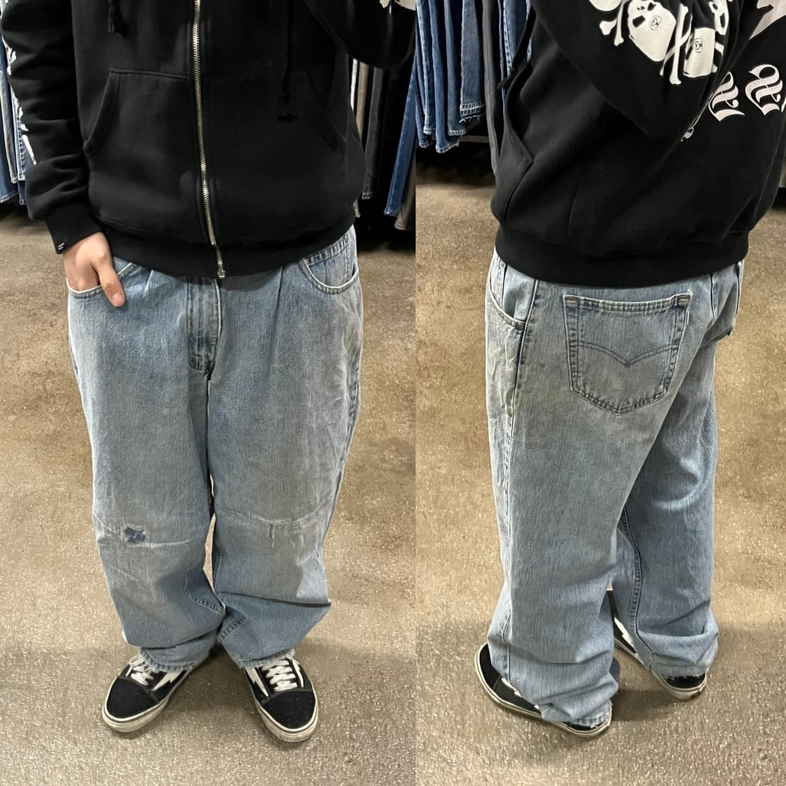 90s USA 리바이스 실버탭 데님 팬츠 (33“) 상품이미지8