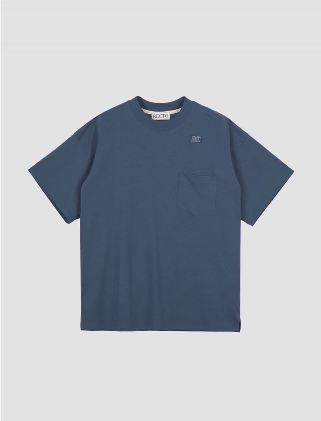 렉토 빈티지 블루 반팔티셔츠 [L] 상품이미지3