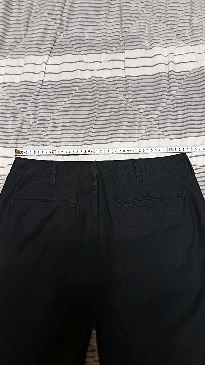 무신사 와이드블랙팬츠 33인치 기장98 상품이미지6