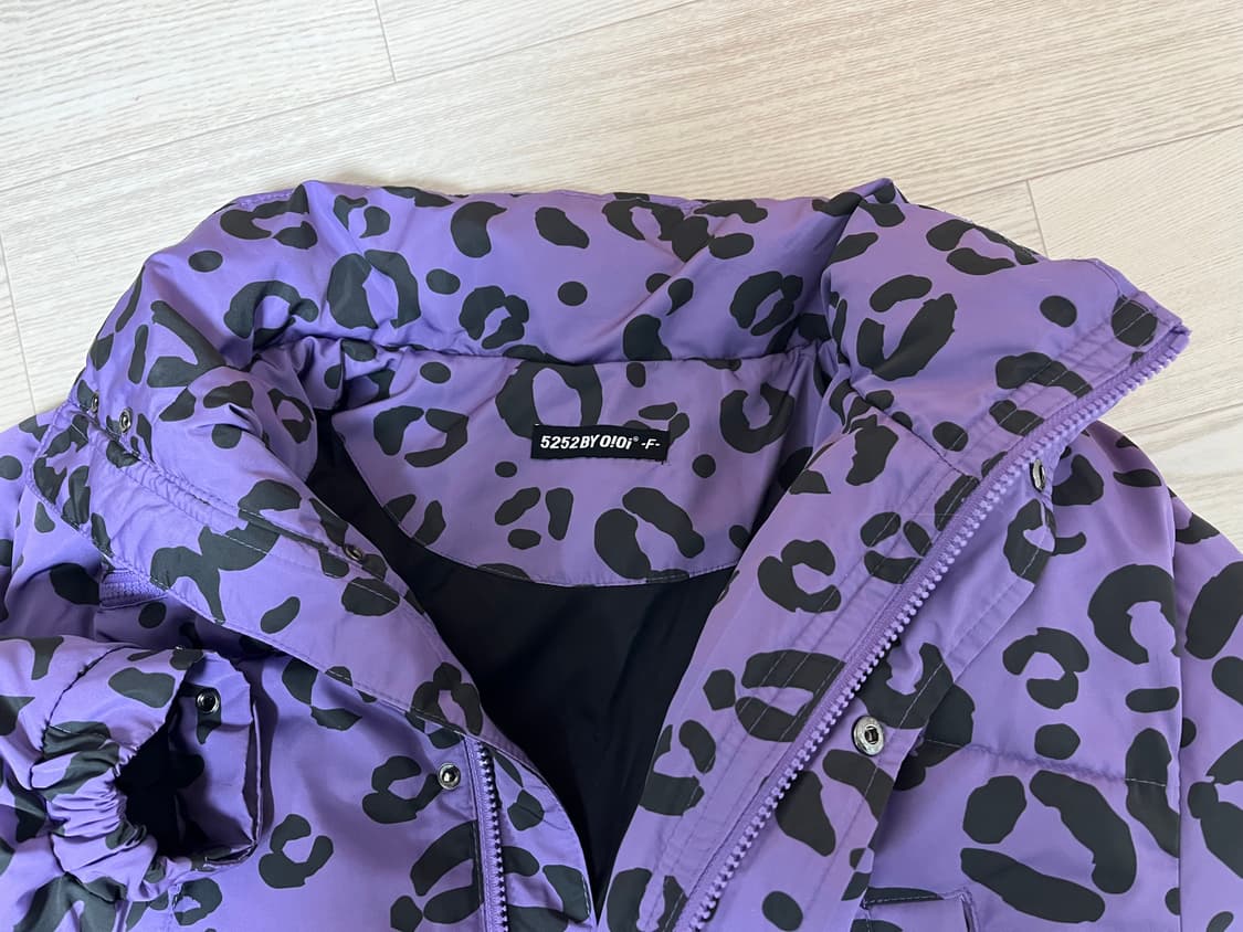 oioi 레오파드 퍼플 패딩  상품이미지7