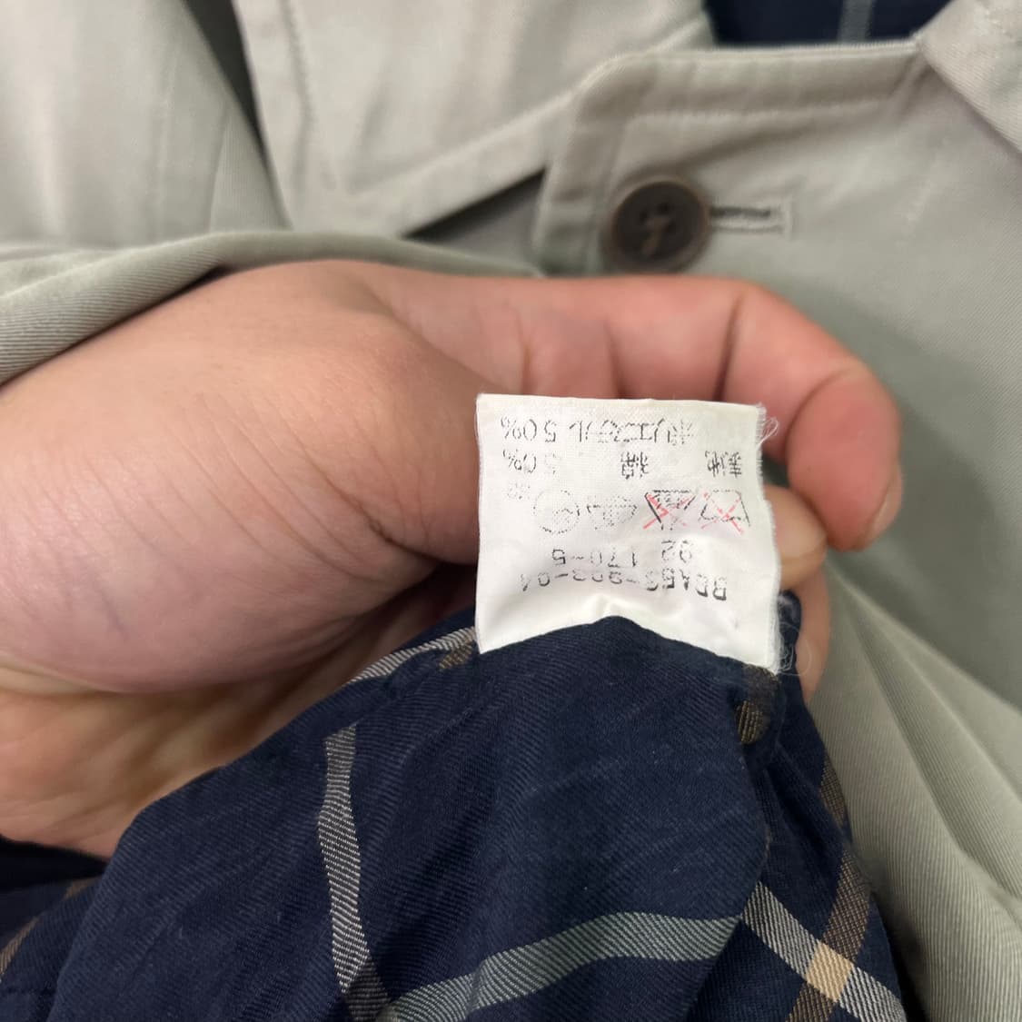 105 버버리 싱글 코트 상품이미지9