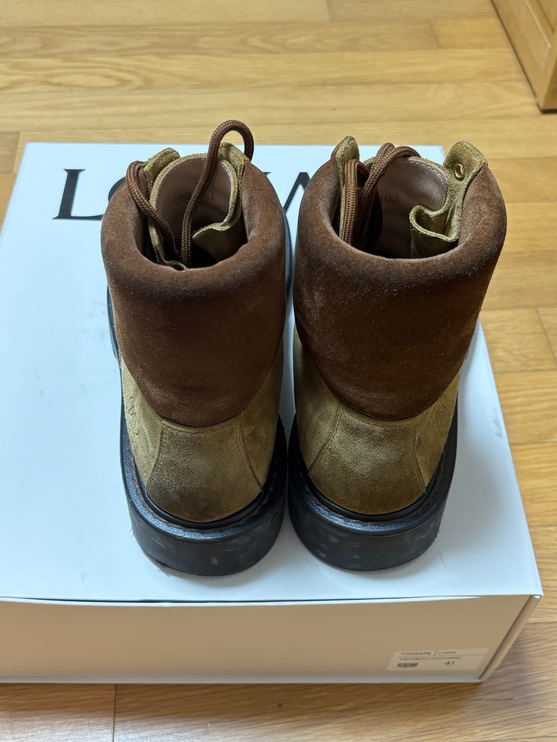 [41] 로에베 시에라 컴뱃 부츠 상품이미지4