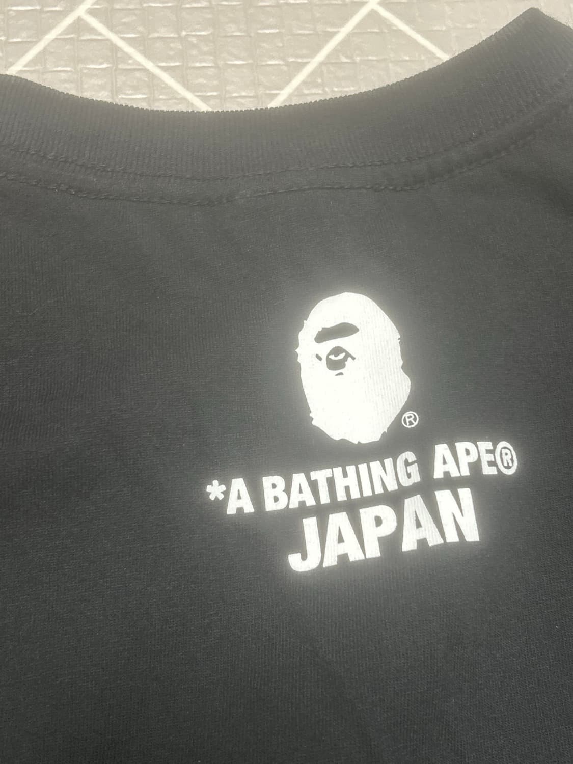 베이프 제팬 반팔 블랙 상품이미지3