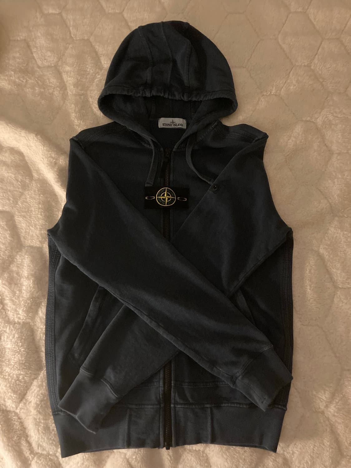 스톤아일랜드 후드집업 차콜네이비 상품이미지2