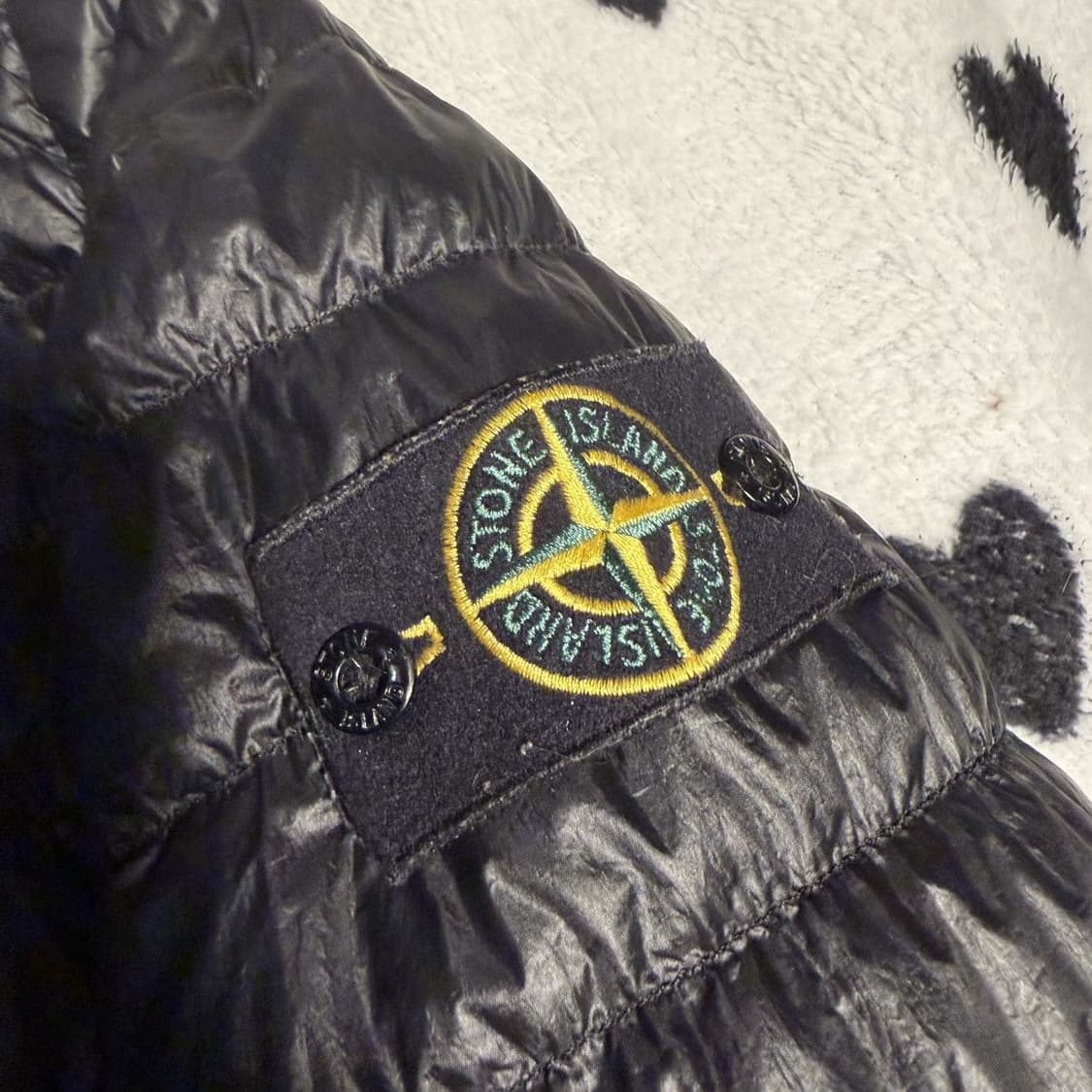 [정품] 스톤아일랜드 가먼트 다운 경량 패딩 블랙 M 상품이미지3