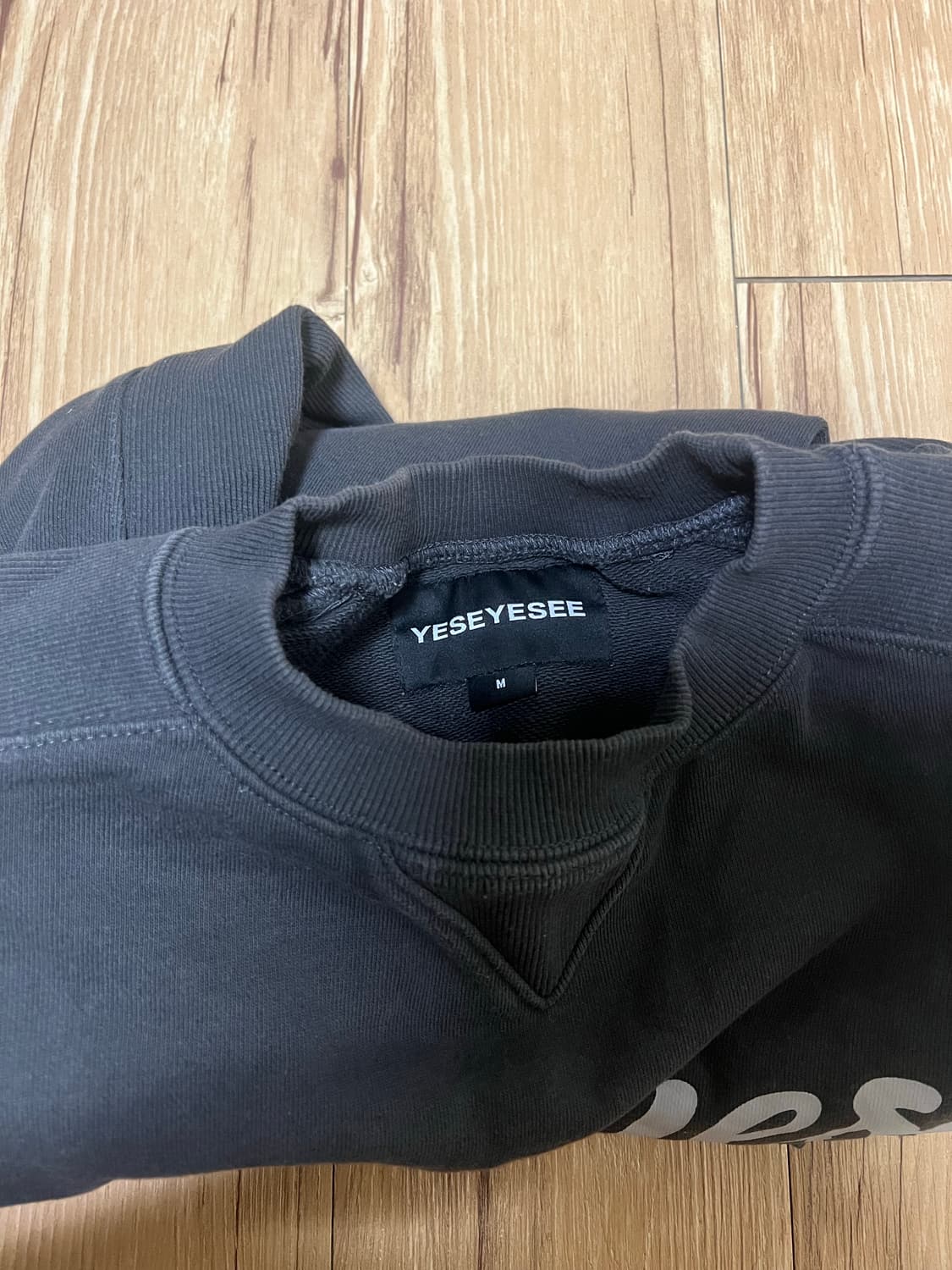 예스아이씨 Baseball Sweatshirt Gun Metal 상품이미지3