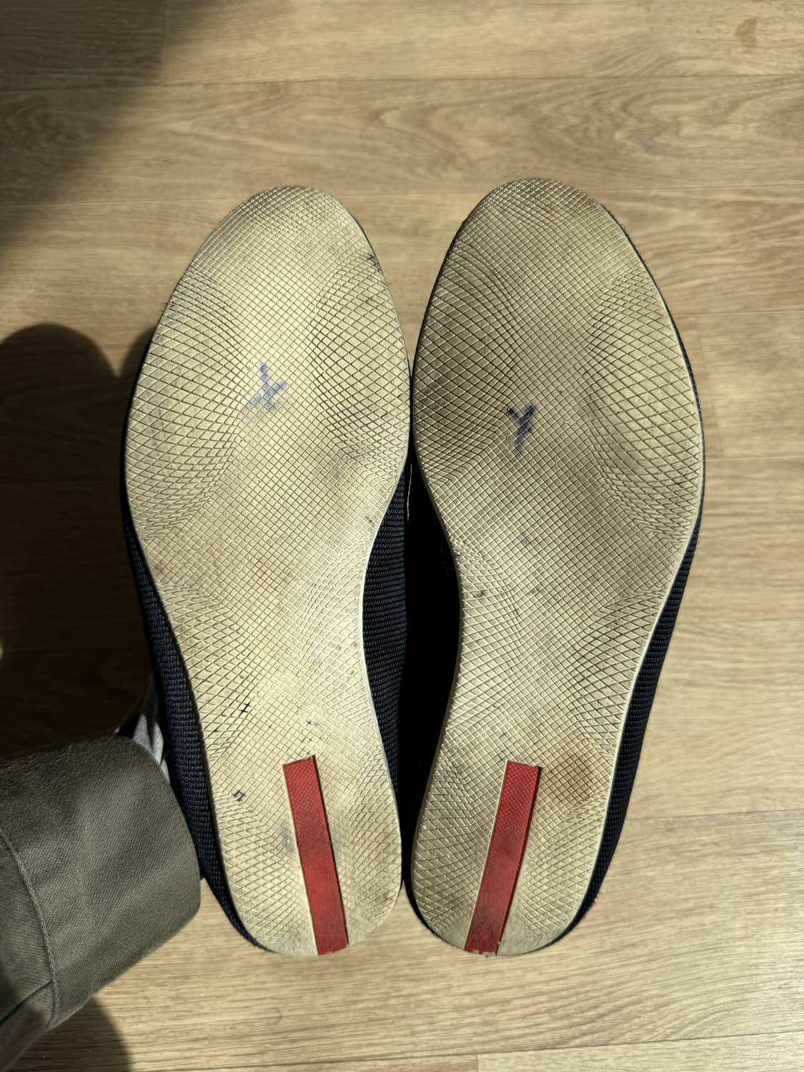 Leather Slip-on Navy 상품이미지3