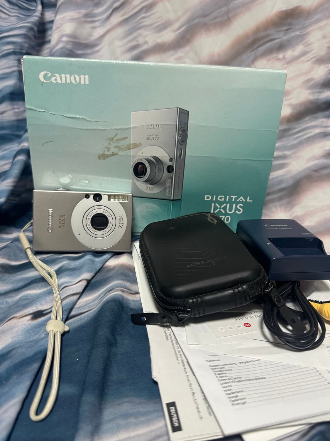 캐논 ixus70 카메라 풀박 상품이미지1