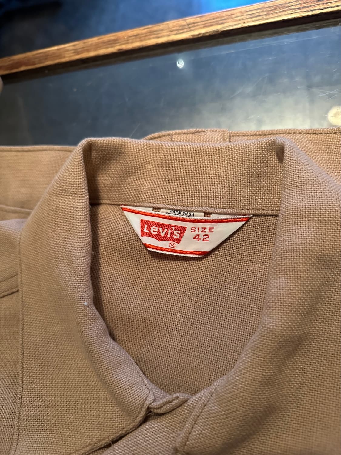 70s USA 빈티지 리바이스 3rd 코튼 트러커 자켓 상품이미지8