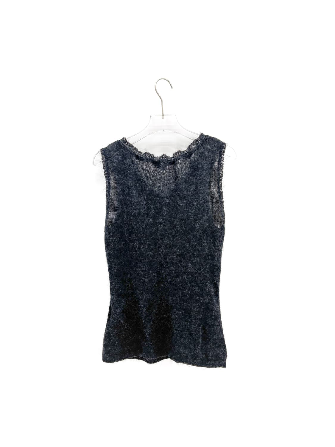 키요코 타카세 비즈 모헤어 레이어드 니트 베스트 상품이미지6