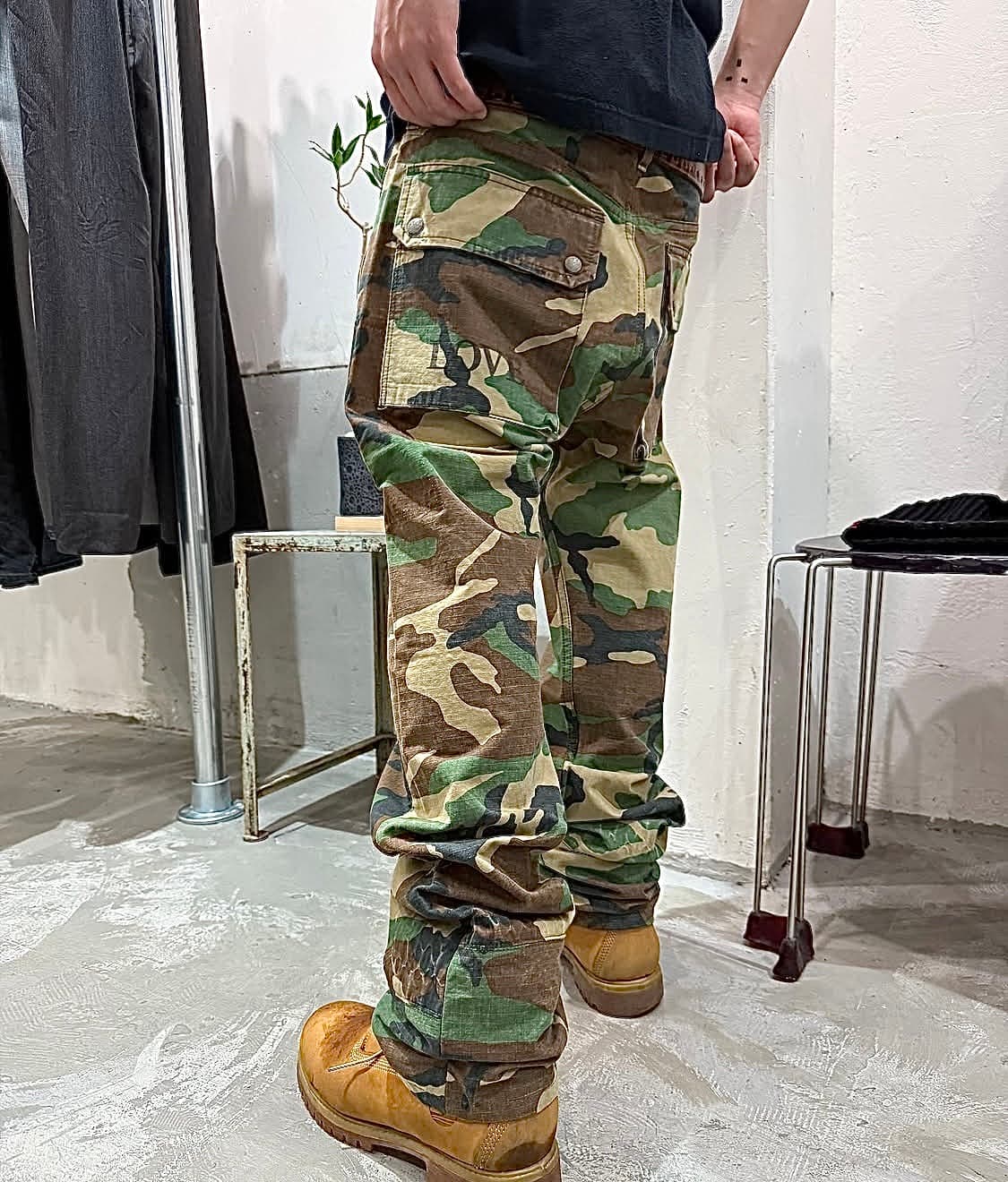 준야와타나베 AW06 Woodland 패치워크 바지 상품이미지1