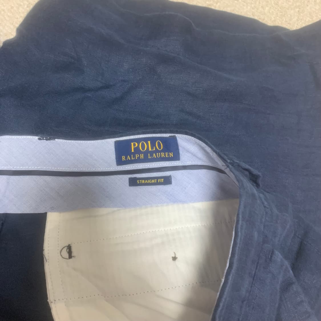 폴로 랄프로렌 네이비 반바지 36 상품이미지3